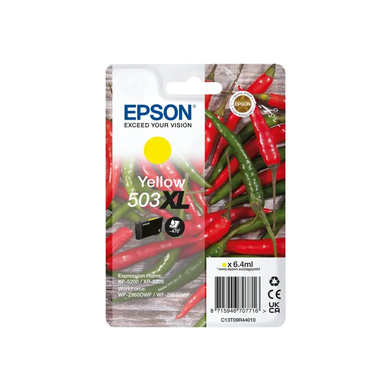 Tinteiro Epson 503XL Amarelo Original - C13T09R44010C13T09R44010EpsonTinteiros Originais EpsonChip Ink | Informática | Tinteiros e Toners | Gaming