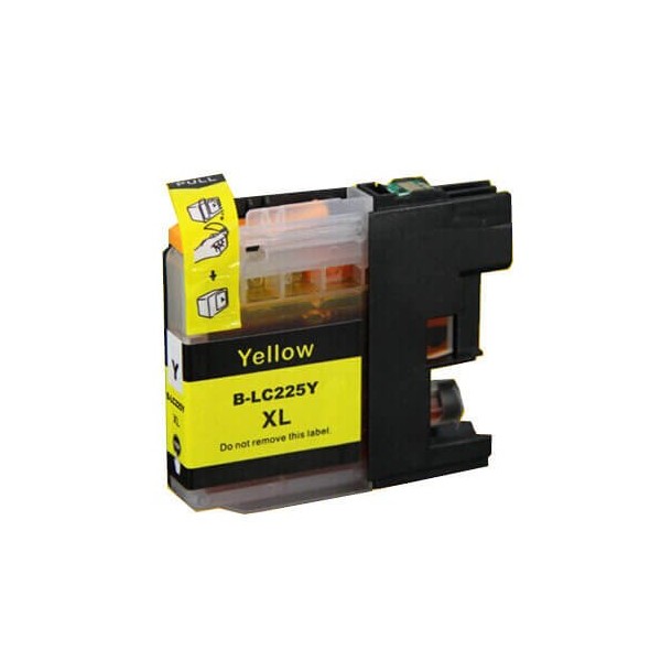 Brother LC-225 Yellow Compatible Ink Cartridge