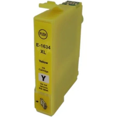 Tinteiro Epson T1634 Amarelo C13T16344010 CompatívelC1634Y-EPSONEpsonTinteiros Compatíveis EpsonChip Ink | Informática | Tinteiros e Toners | Gaming