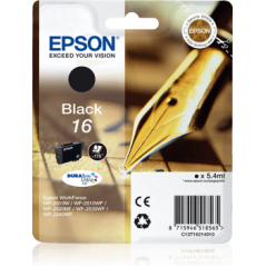 Original Epson T1621 Black Ink Cartridge C13T16214010