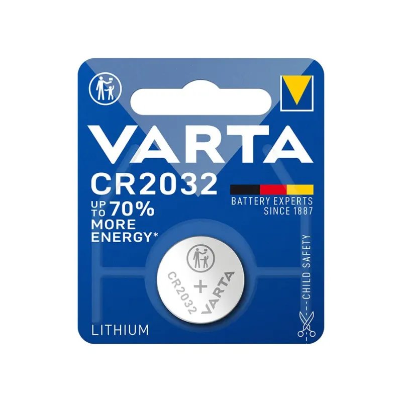 Pilha Varta CR2032 3V 230mAh 6032CR2032-VARTAVartaPilhas Tipo BotãoChip Ink | Informática | Tinteiros e Toners | Gaming