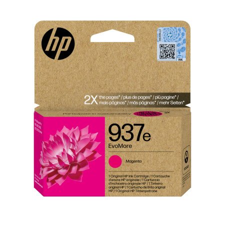 HP Tinteiro EvoMore 937e Original Magenta4S6W7NE#SE1HPTinteiros Originais HPChip Ink | Informática | Tinteiros e Toners | Gaming