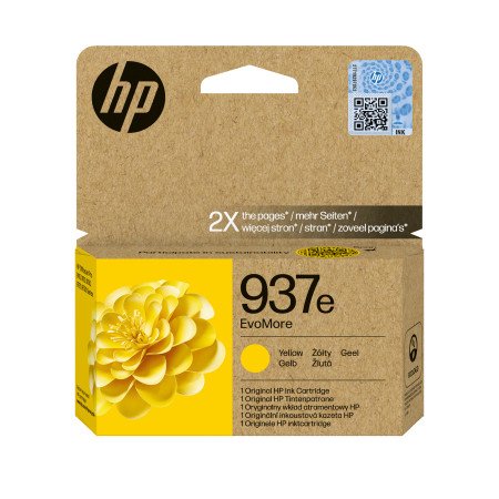HP Tinteiro EvoMore 937e Original Amarelo4S6W8NE#SE1HPTinteiros Originais HPChip Ink | Informática | Tinteiros e Toners | Gaming