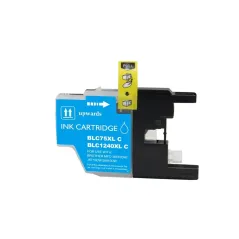 Compre Agora: Tinteiro Brother LC-1240 Azul Compatível - Chip Ink