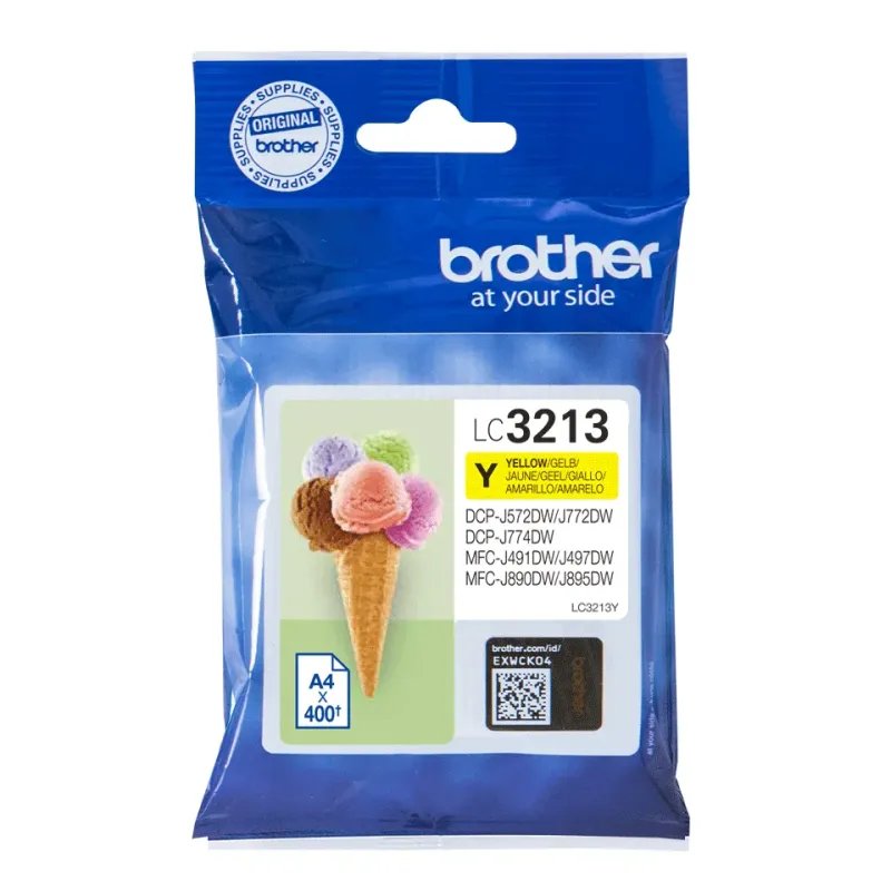 Tinteiro Brother LC3213 Amarelo OriginalLC3213YBrotherTinteiros Originais BrotherChip Ink | Informática | Tinteiros e Toners | Gaming