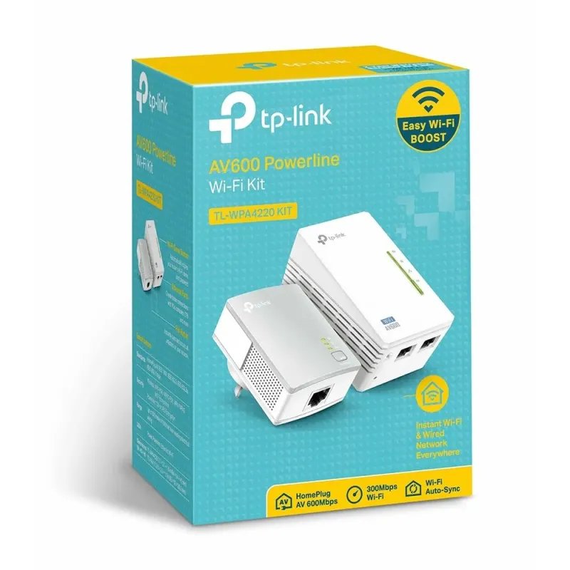 Powerline TP-Link TL-WPA4220 KIT 600 Mbit/s Ethernet LAN Wi-Fi BrancoTL-WPA4220 KIT V4TP-LinkPowerlineChip Ink | Informática | Tinteiros e Toners | Gaming