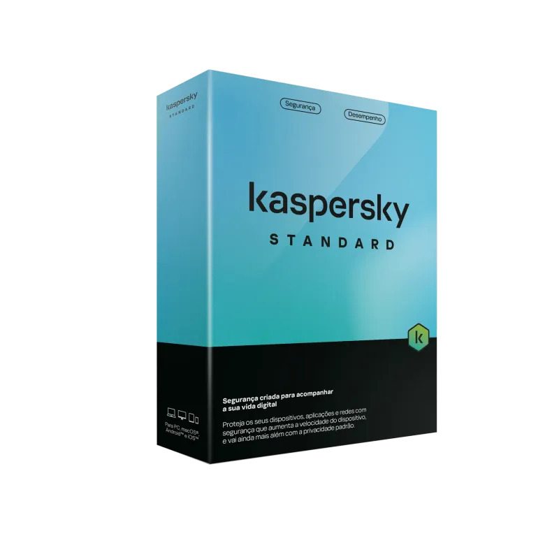 Antivírus Kaspersky Standard 3 Dispositivos 1 anoKL1041S5CFS-Mini-PTKasperskyAntivírusChip Ink | Informática | Tinteiros e Toners | Gaming