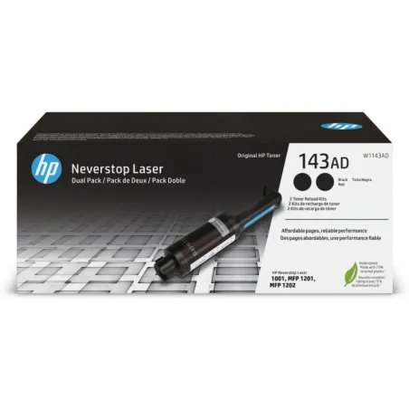 Toner HP 143AD Neverstop Laser Preto OriginalW1143ADHPToners Originais HPChip Ink | Informática | Tinteiros e Toners | Gaming