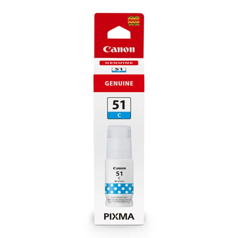 Tinta Canon GI51C Azul Original4546C001CanonTinteiros Originais CanonChip Ink | Informática | Tinteiros e Toners | Gaming