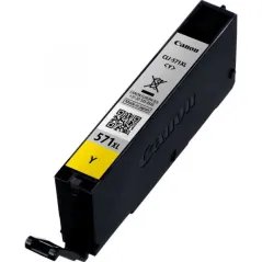 Tinteiro Canon CLI571XL Amarelo 0334C001 Compatível