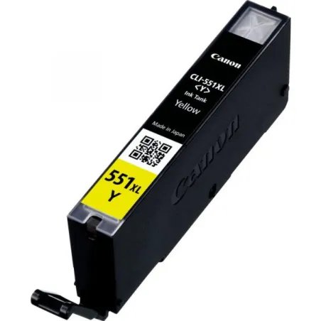 Tinteiro Canon CLI551XL Amarelo 6446B001 CompatívelC551XLBK-CANONCanonTinteiros Compatíveis CanonChip Ink | Informática | Tinteiros e Toners | Gaming