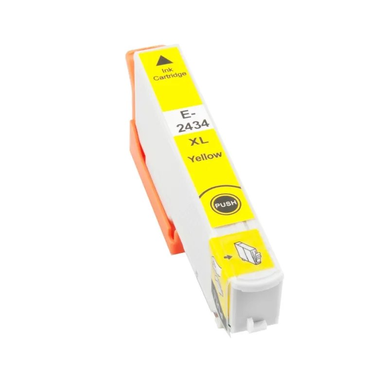 Tinteiro Epson T2434 Amarelo C13T24344010 CompatívelC2434Y-EPSONEpsonTinteiros Compatíveis EpsonChip Ink | Informática | Tinteiros e Toners | Gaming