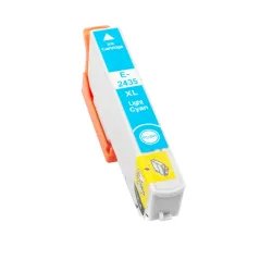 Compre Tinteiro Epson T2435 Azul Claro Compatível C13T24354010