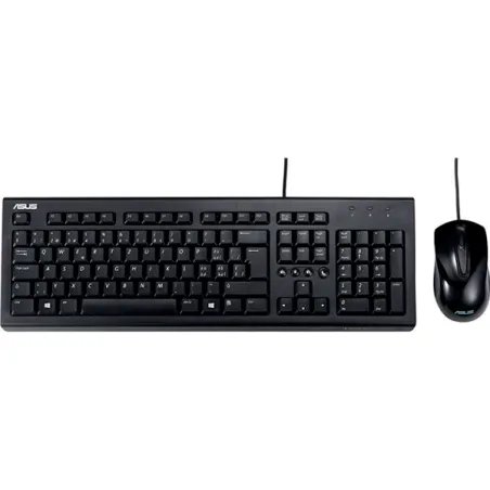 Conjunto Teclado + Rato Asus U2000 Com Fios Preto USB