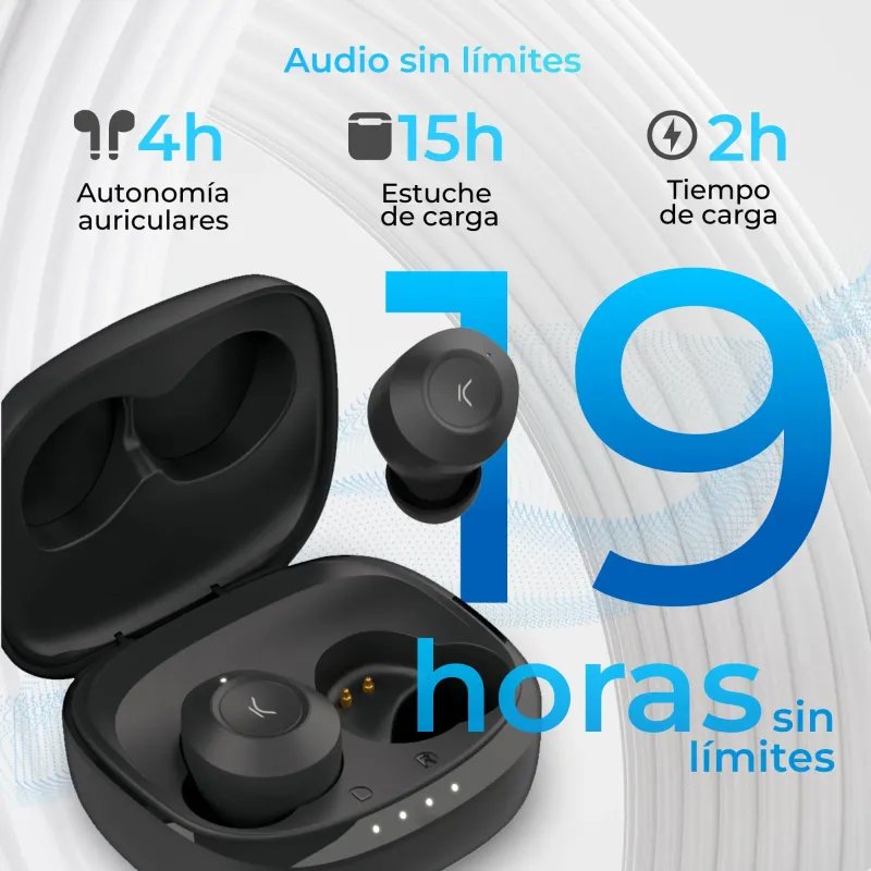 Auriculares Ksix Oblivion Sem Fios PretoBXTW08NksixAuricularesChip Ink | Informática | Tinteiros e Toners | Gaming