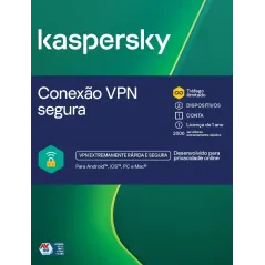 VPN Kaspersky 3 Dispositivos SEM CD PTKL1987S5CFS-MINI-PTKasperskyAntivírusChip Ink | Informática | Tinteiros e Toners | Gaming
