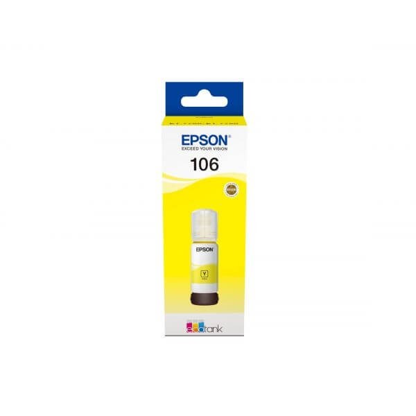 Botella de tinta amarilla Epson 106 Ecotank