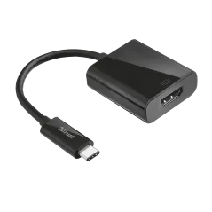 Adaptador Trust USB-C para HDMI Preto 2101121011TrustCabos de ImagemChip Ink | Informática | Tinteiros e Toners | Gaming