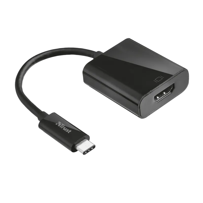 Adaptador Trust USB-C para HDMI Preto 2101121011TrustCabos de ImagemChip Ink | Informática | Tinteiros e Toners | Gaming