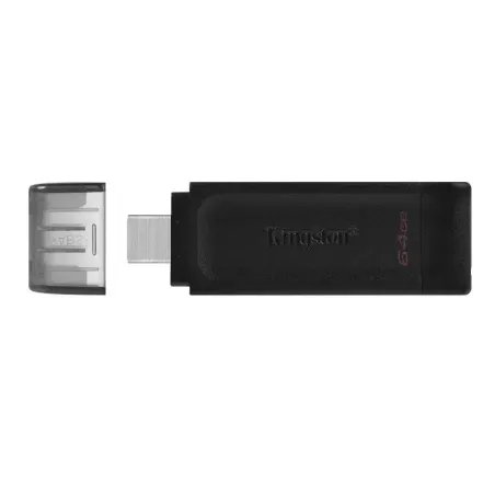 Pen Drive Kingston DataTraveler 70 64GB USB-C 3.2 Gen1 PretaDT70/64GBKingstonPens USBChip Ink | Informática | Tinteiros e Toners | Gaming