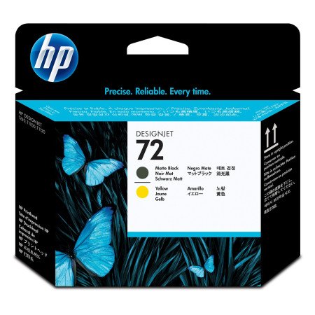 HP Cabeça de impressão DesignJet 72 Preto Mate e AmareloC9384AHPTinteiros Originais HPChip Ink | Informática | Tinteiros e Toners | Gaming