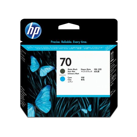 HP Cabeça de impressão 70 Preto Mate e CianoC9404AHPTinteiros Originais HPChip Ink | Informática | Tinteiros e Toners | Gaming