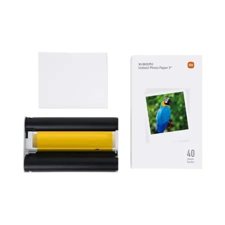 Papel Fotográfico Xiaomi 3" Portable Instant 1S 40 FolhasBHR6756GLXiaomiImpressão e ConsumíveisChip Ink | Informática | Tinteiros e Toners | Gaming