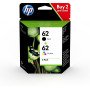 HP Conjunto Duplo de Tinteiros originais 62 Preto/TricolorN9J71AEHPTinteiros Originais HPChip Ink | Informática | Tinteiros e Toners | Gaming