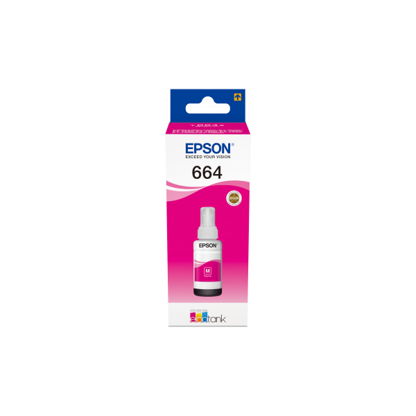 Tinta Epson 664 Ecotank Magenta Botella 70ml