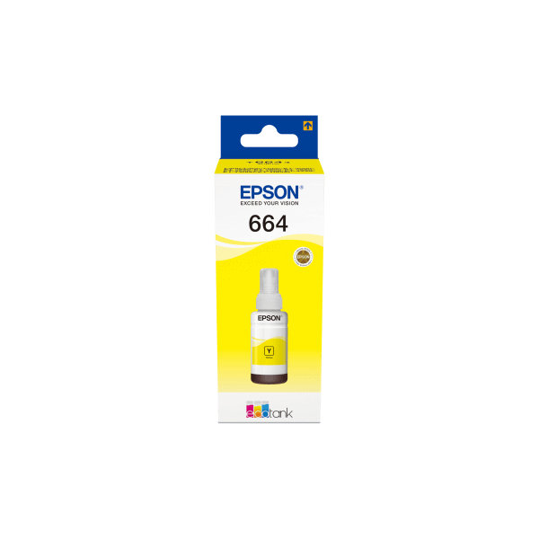 Tinta Epson 664 Ecotank Yellow Bottle 70ml