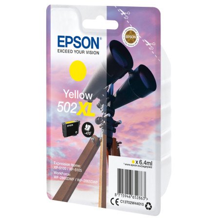 Epson Singlepack Yellow 502XL InkC13T02W44010EpsonTinteiros Originais EpsonChip Ink | Informática | Tinteiros e Toners | Gaming