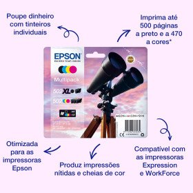 Epson Multipack 4-colours 502 XL Black/Std. CMYC13T02W94010EpsonTinteiros Originais EpsonChip Ink | Informática | Tinteiros e Toners | Gaming