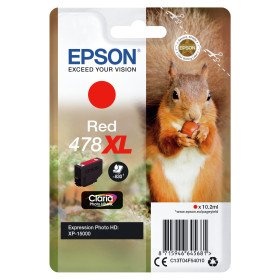 Epson Squirrel 478L Conjunto individual vermelho Claria Photo HD EsquiloC13T04F54010EpsonTinteiros Originais EpsonChip Ink | Informática | Tinteiros e Toners | Gaming