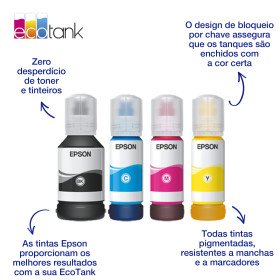 Epson 113 EcoTank Pigment Cyan ink bottleC13T06B240EpsonTinteiros Originais EpsonChip Ink | Informática | Tinteiros e Toners | Gaming