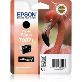Epson Flamingo Tinteiro Preto Foto T0871 Ultra Gloss High-Gloss 2C13T08714010EpsonTinteiros Originais EpsonChip Ink | Informática | Tinteiros e Toners | Gaming