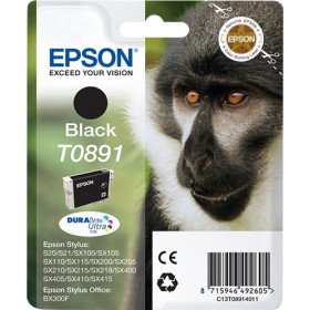 Epson Monkey T0891 Conjunto individual preto DURABrite Ultra MacacoC13T08914011EpsonTinteiros Originais EpsonChip Ink | Informática | Tinteiros e Toners | Gaming