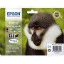 Epson Monkey T0895 Tinta multipack de 4 cores DURABrite Ultra MacacoC13T08954010EpsonTinteiros Originais EpsonChip Ink | Informática | Tinteiros e Toners | Gaming