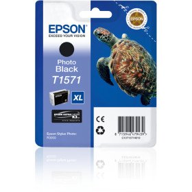 Epson Turtle Tinteiro T1571 Preto Foto Tinta UltraChrome K3C13T15714010EpsonTinteiros Originais EpsonChip Ink | Informática | Tinteiros e Toners | Gaming