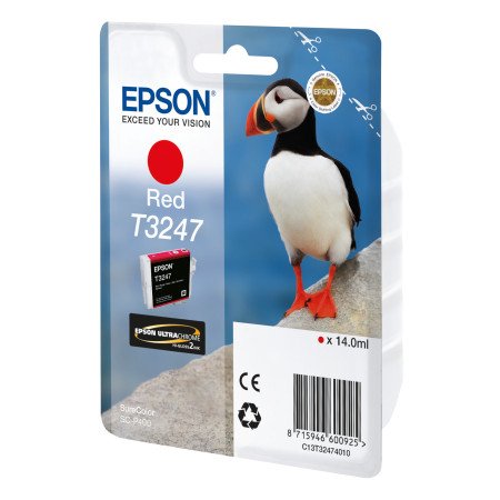 Epson T3247 RedC13T32474010EpsonTinteiros Originais EpsonChip Ink | Informática | Tinteiros e Toners | Gaming