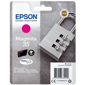 Epson Padlock 35 Conjunto individual magenta DURABrite Ultra CadeadoC13T35834010EpsonTinteiros Originais EpsonChip Ink | Informática | Tinteiros e Toners | Gaming