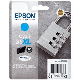 Epson Padlock 35XL Conjunto individual ciano DURABrite Ultra CadeadoC13T35924020EpsonTinteiros Originais EpsonChip Ink | Informática | Tinteiros e Toners | Gaming