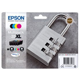 Epson Padlock 35XL Tinta multipack de 4 cores DURABrite Ultra CadeadoC13T35964010EpsonTinteiros Originais EpsonChip Ink | Informática | Tinteiros e Toners | Gaming