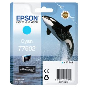 Epson Cyan T7602C13T76024010EpsonTinteiros Originais EpsonChip Ink | Informática | Tinteiros e Toners | Gaming