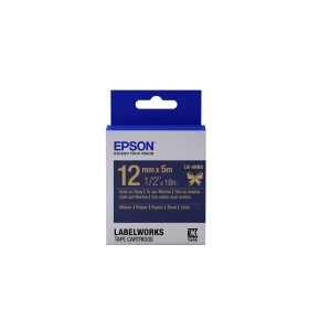 Epson Label Cartridge Satin Ribbon LK-4HKK Gold/Navy 12mm (5m)C53S654002EpsonTinteiros Originais EpsonChip Ink | Informática | Tinteiros e Toners | Gaming