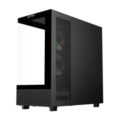 Caixa Abysm Danube Sava H400 Prime Preta - ATX, Mini-ITX, Micro ATX - Vidro Temperado - 3 Ventoinhas ARGB