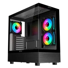 Caixa Abysm Danube Sava H400 Prime Preta - ATX, Mini-ITX, Micro ATX - Vidro Temperado - 3 Ventoinhas ARGBAB123018AbysmCaixas PCChip Ink | Informática | Tinteiros e Toners | Gaming