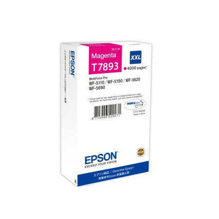 Epson Tinteiro XXL Magenta C13T7893C13T789340EpsonTinteiros Originais EpsonChip Ink | Informática | Tinteiros e Toners | Gaming