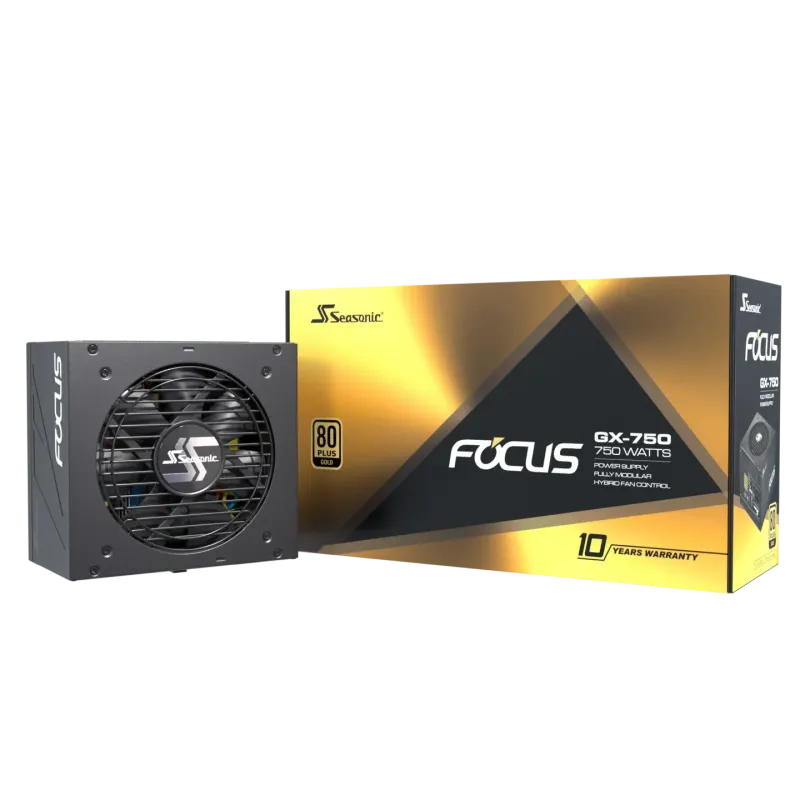 Fonte de Alimentação Seasonic 750W FOCUS GX 750 80+GoldFOCUS-GX-750SeasonicFontes de AlimentaçãoChip Ink | Informática | Tinteiros e Toners | Gaming