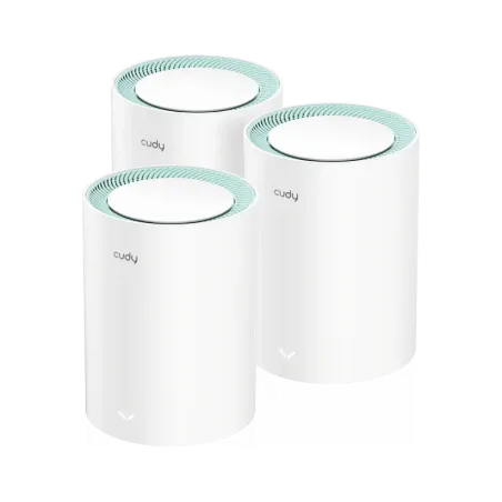 Mesh Cudy AC1200 (3-Pack) Gigabit Dual-Band (2,4 GHz / 5 GHz) 2x Portas 10/100/1000