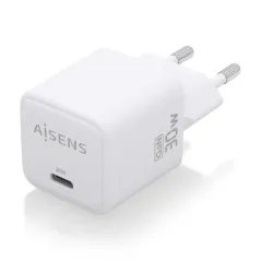 Carregador Aisens GaN USB-C 30W Branco - Carregamento RápidoASCH-30W1P035-WAisensCarregadoresChip Ink | Informática | Tinteiros e Toners | Gaming